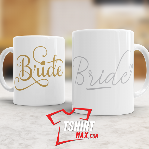 Bride Diseño en Oro ó Plaetado Mug